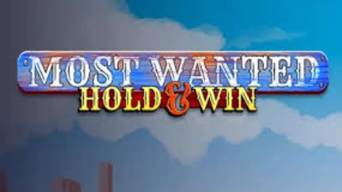Tampilan visual slot Most Wanted: Hold & Win dengan tema koboi dan Sheriff